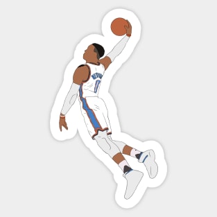 Russell Westbrook Dunk Sticker